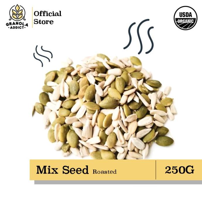 

NEW PRODUCT Roasted Mix Sunflower & Pumpkin Seeds / Kuaci & Labu Panggang 250G AP126