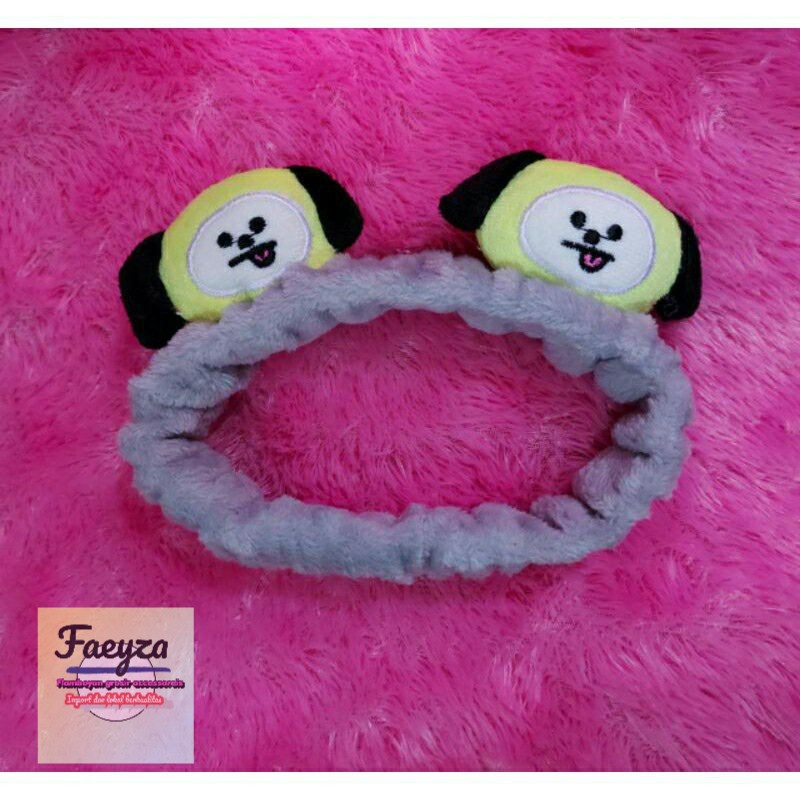 6 pcs bandana rambut bts bt21 remaja