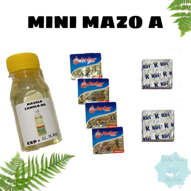 

Paket MPASI Canola oil, UB, Keju