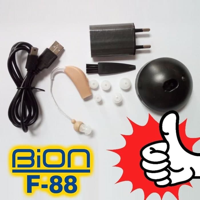 Alat Bantu Dengar BION F88 Rechargeable -Alat Bantu Dengar bisa di cas B922