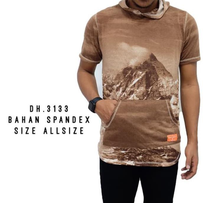TERLARIS Kaos Kupluk Pria Kaos Cowok Distro Original Termurah Branded Import