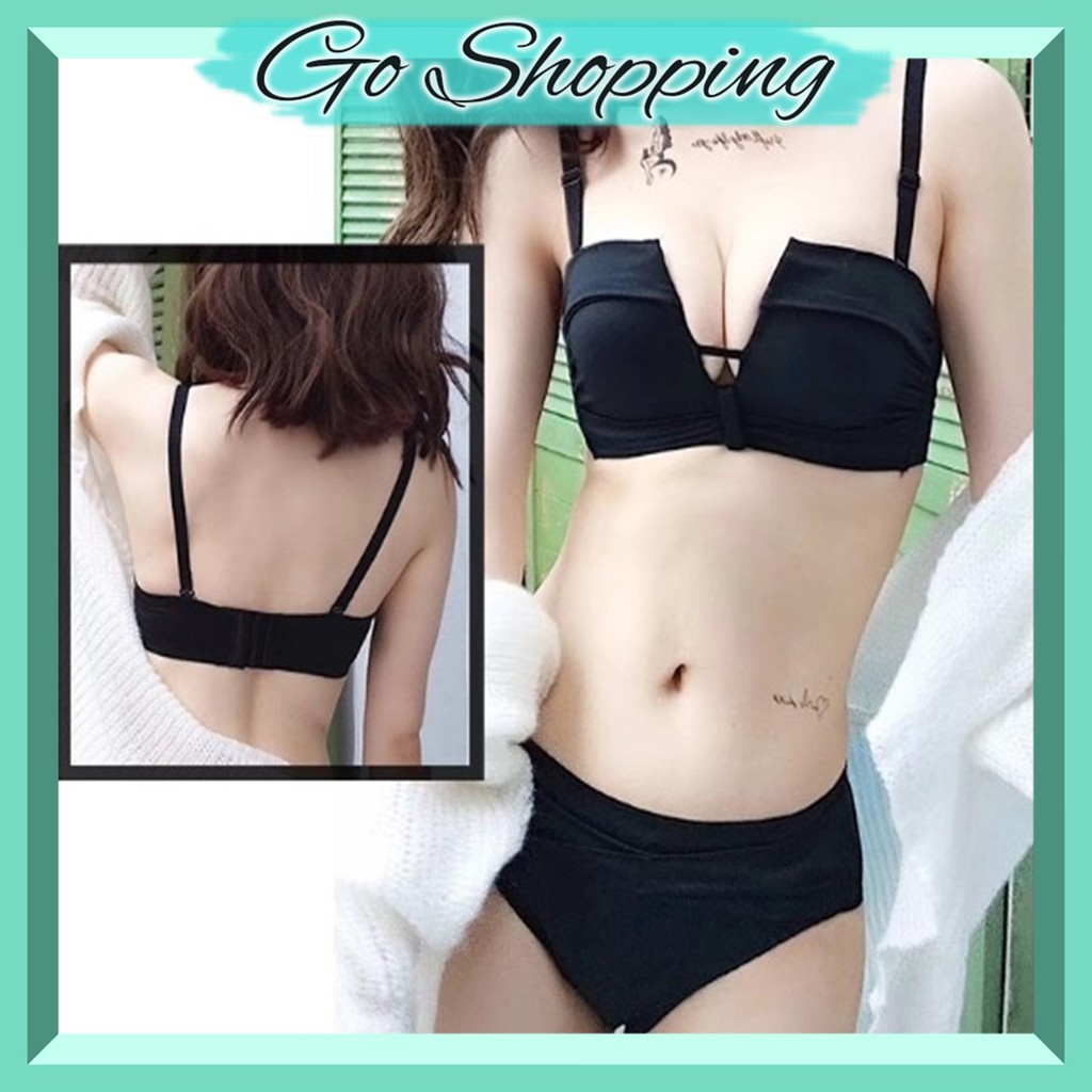 GO! BR439 Bra BH Wanita Model Tanpa Kawat Dengan Bahan Halus Hiasan Renda Sexy COD