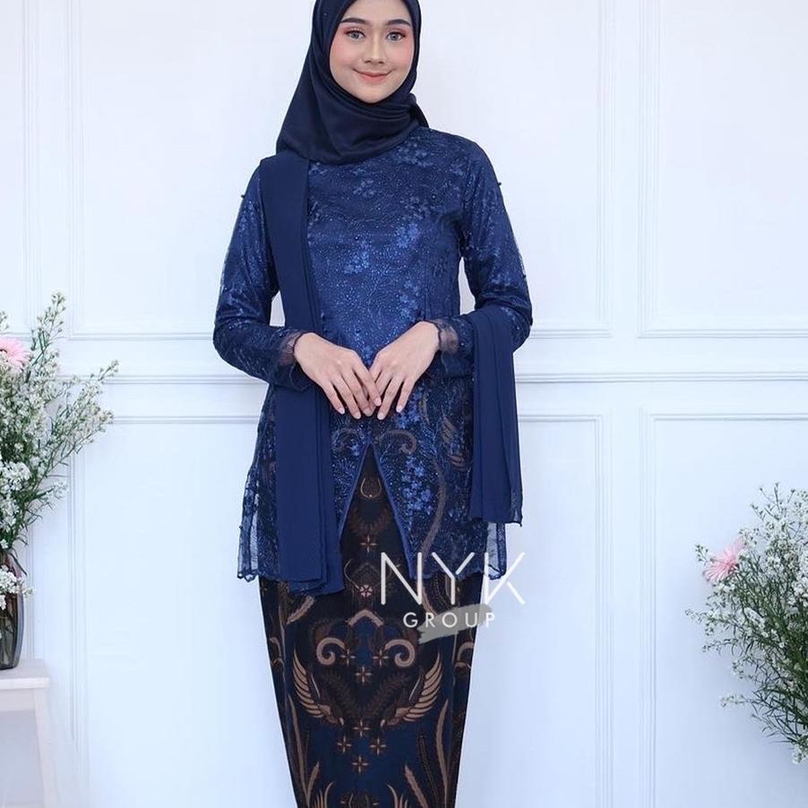 ☏ Nayaka Batik - Batik Couple Cecilia | Couple Batik Kondangan Lamaran|Set Kebaya Couple Aldiva Mode