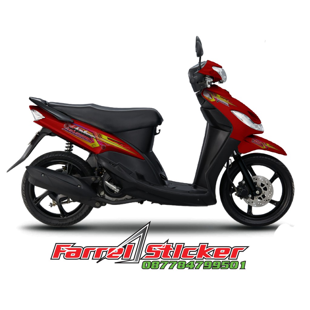 Stiker Transparan Sticker Striping Mio Sporty