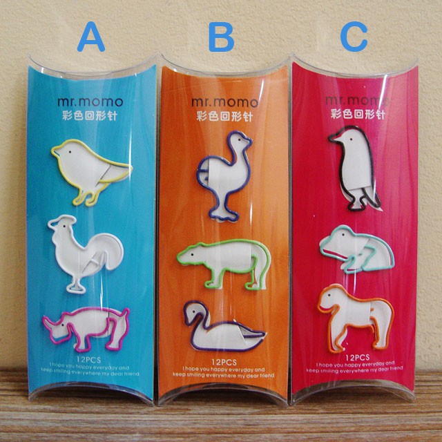 

Mr. Momo Animal Paper Clip - Klip Kertas Motif Hewan