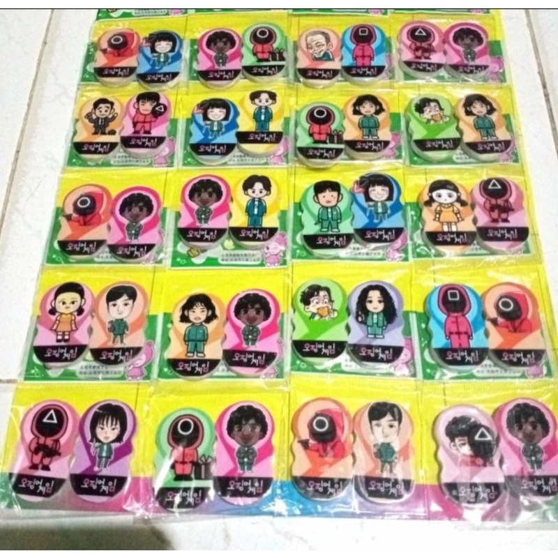 

ISI 20 BUNGKUS PENGHAPUS GAMBAR KARTUN (20 BUNGKUS x 2 PCS = 40 PCS)