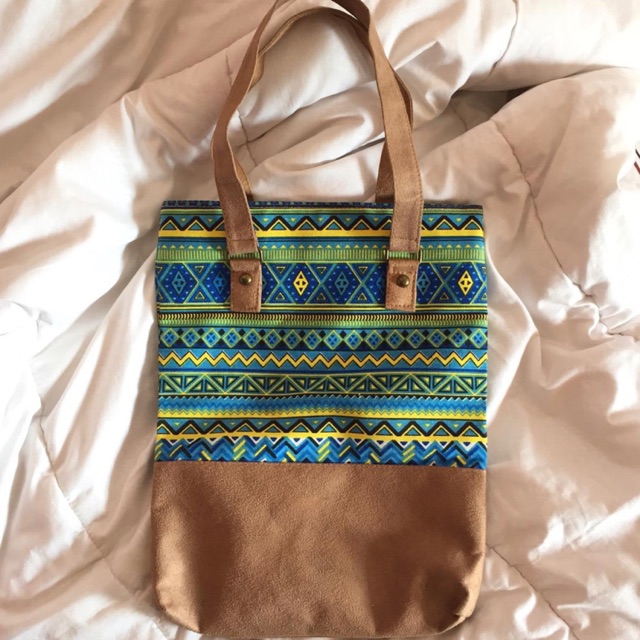 tribal tote bag