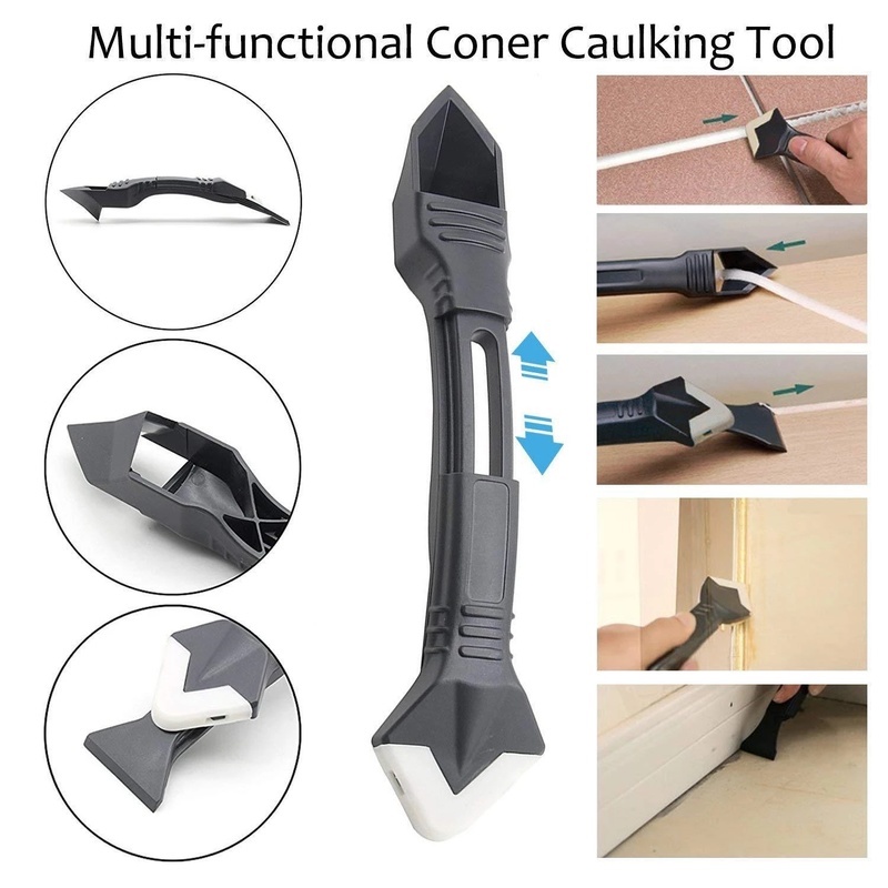 5 in 1 Scraper Pembersih Multifungsi Bahan Plastik Silikon Untuk Alat Jahit