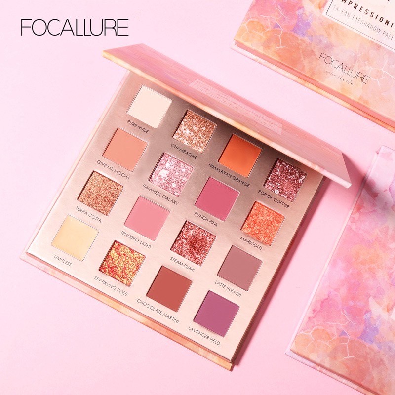 [BPOM] FOCALLURE (FA88) Sunrise Eyeshadow Palette 16 Colors