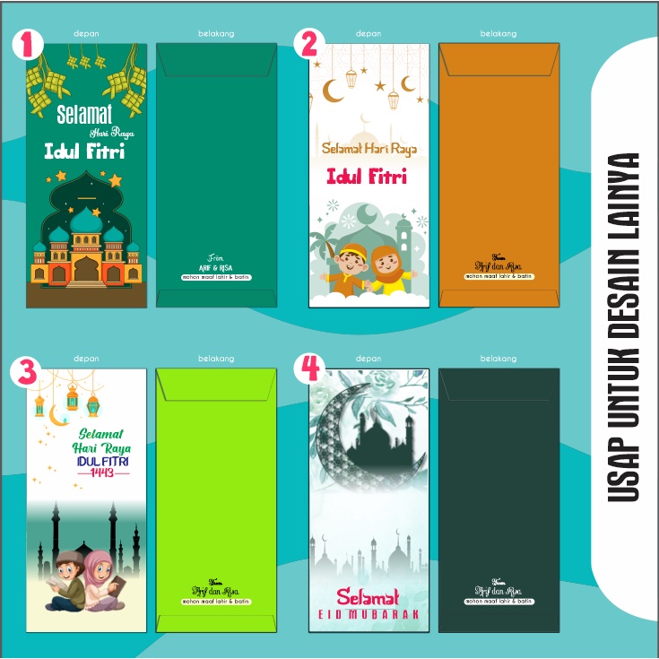 

Khufi Gallery amplop lebaran custom / angpau lebaran / amplop idul fitri / FREE CUSTOM NAMA