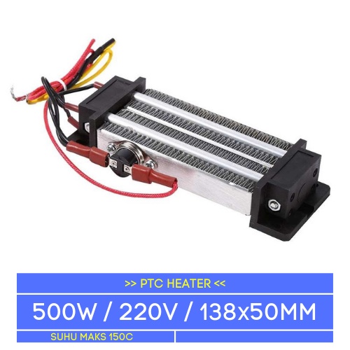 Elemen Pemanas Udara Mesin Inkubator Air Heater 220V 500W