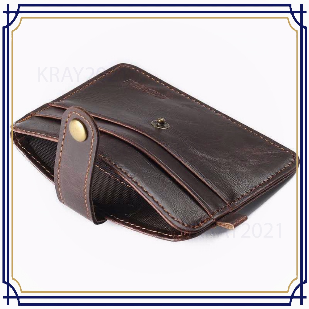 Dompet Kecil Kulit dengan Hasp Ring - WL031