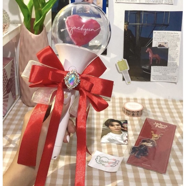 Lightstick JAEHYUN / Box Lightstick Jaehyun / Box Lightstick Akrilik / Tempat Penyimpanan / Kotak Ak