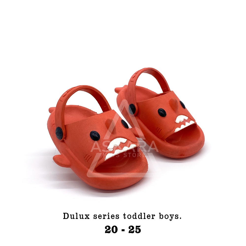 AKS - Sandal Karet Anak Laki-laki Model Baim Karakter Baby sharks Terbaru