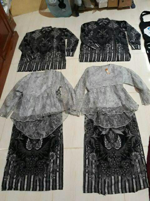 Baju Cople Annabel Pinguin Original Seno Estu - Baju Batik Cople -batik Cople Brukat Tille Mutiara