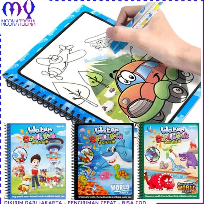 

Buku Gambar Mewarnai Anak Spidol Air Buku Mewarnai Edukasi Anak