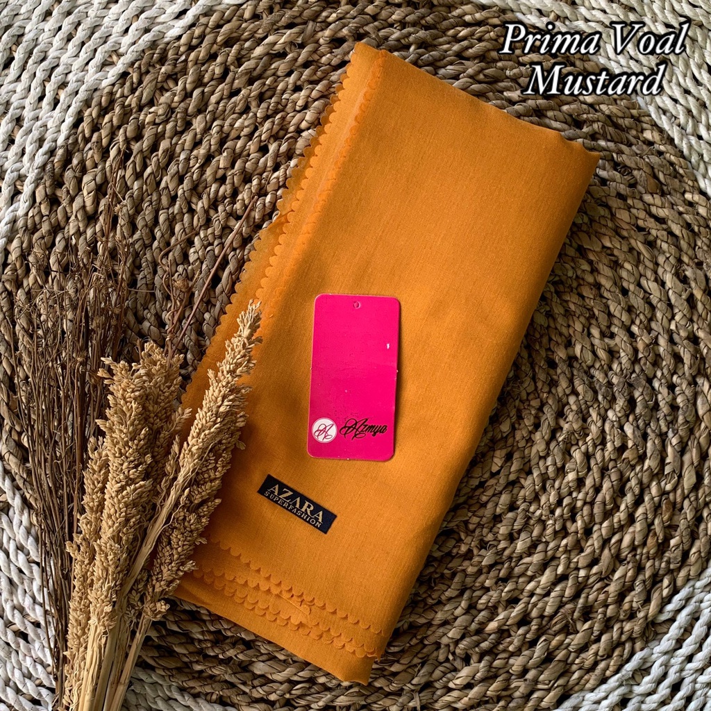 Jilbab Segi empat OSKARA by Azara part 2-MUSTARD PRIMAVOAL