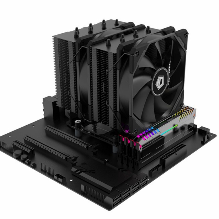 ID-COOLING TF-12025 Black 120mm IDCOOLING PMW Fan ORIGINAL Resmi