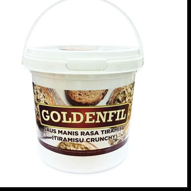 

(uuz-764) To-Ja Selai Goldenfil Tiramisu Crunchy Oles Roti Kue 1 kg Goldenfill ^^