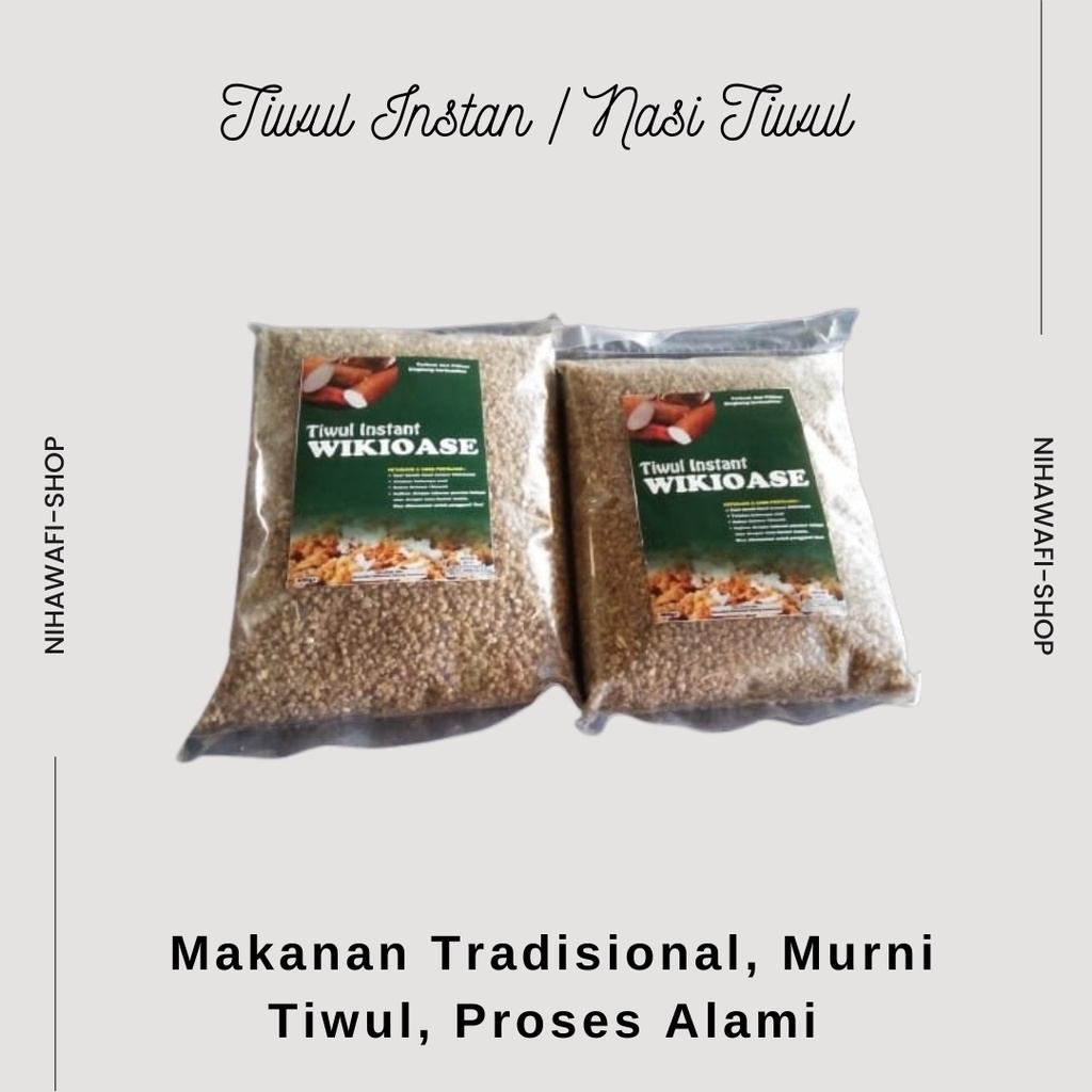 

Tiwul Instan Tawar Original Wikioase Makanan Tradisional Jadul