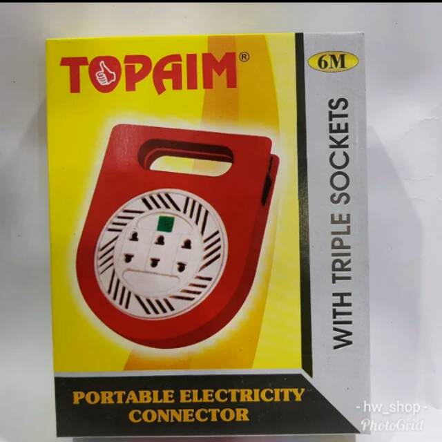 Stop kontak kabel 6 meter . Stop kontak kabel roll . Kabel roll