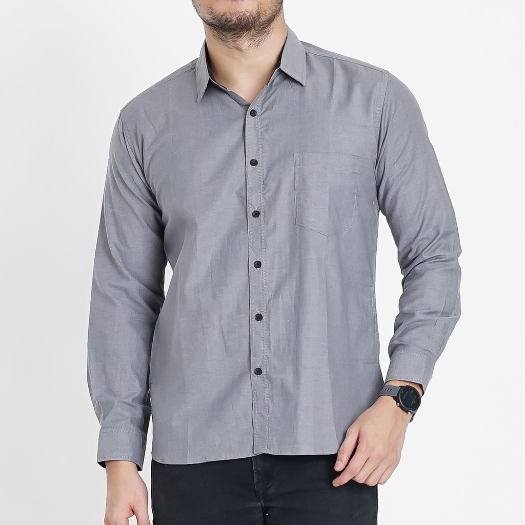 

Kemeja Oxford Polos / Kemeja Formal Pria Lengan Panjang M-XXL 19056121