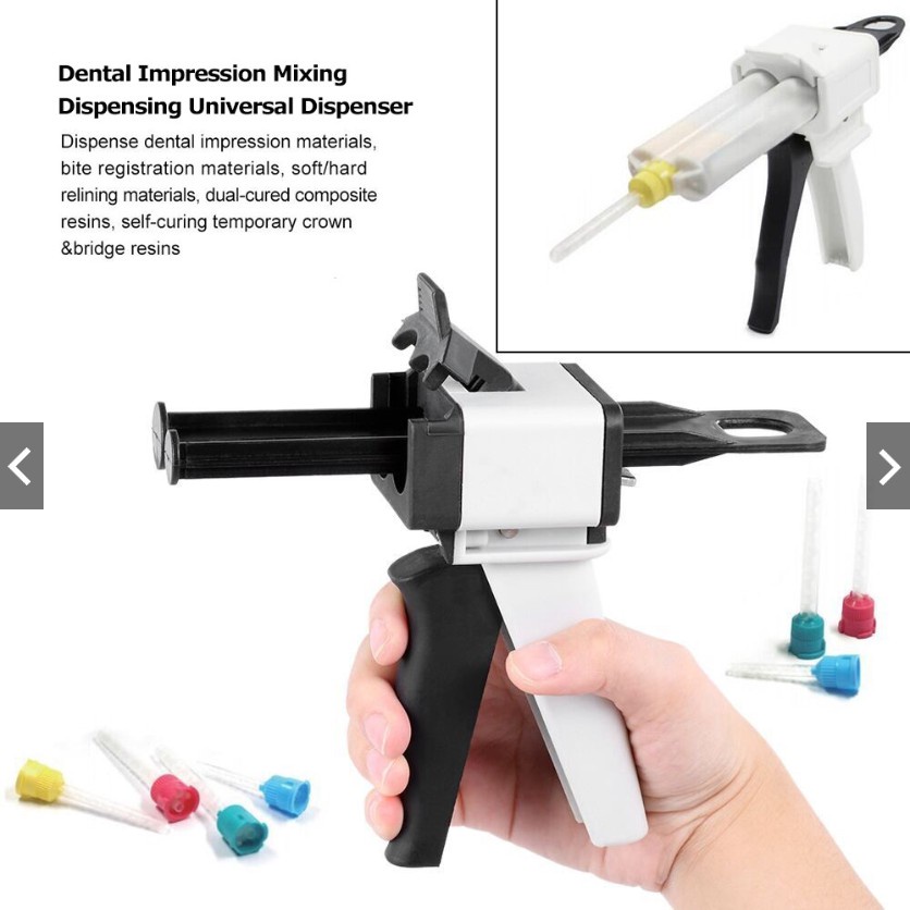 Dental Gun Light Body Dispenser Double Impression / Oke Queen