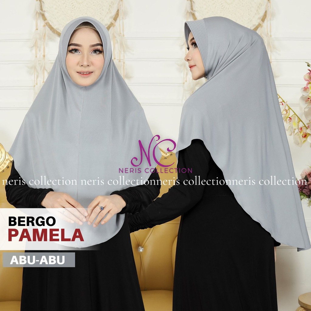 Jilbab Bergo Pamela Jersey  Bergo Sport Jersey Premium / BERGO PAMELA PINGUIN JERSY HIJAB SPORT HIJA