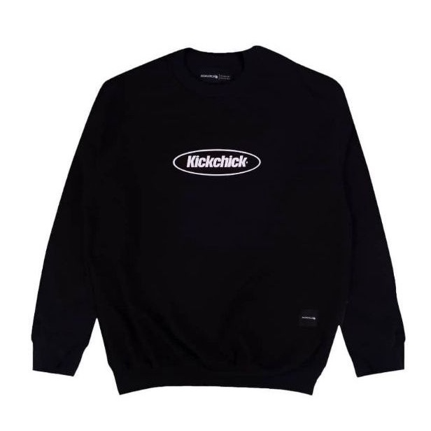 Kickchick Sweater Black Oval Black Catton