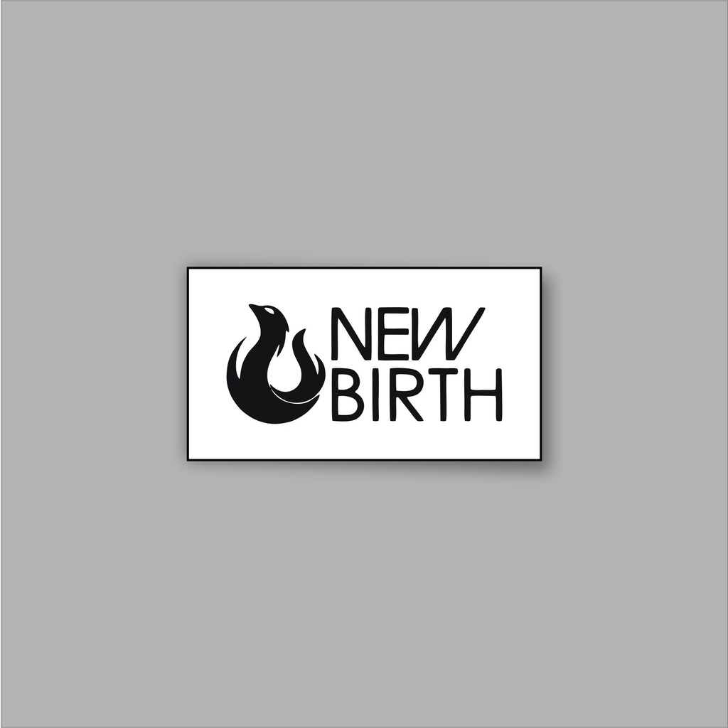 

Stiker brand stiker distro New birth bahan graftac anti air