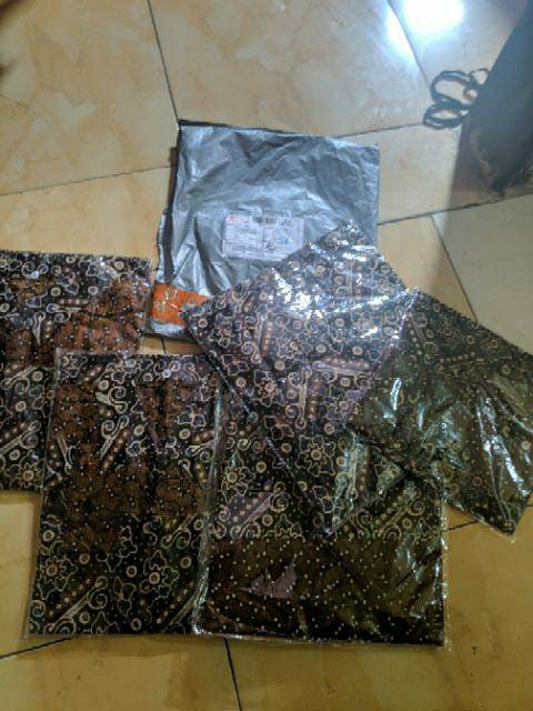 Couple Batik Keluarga || Setelan Couple Batik Ayah Ibu Anak Cewek Cowok || Couple Batik Family Gamis