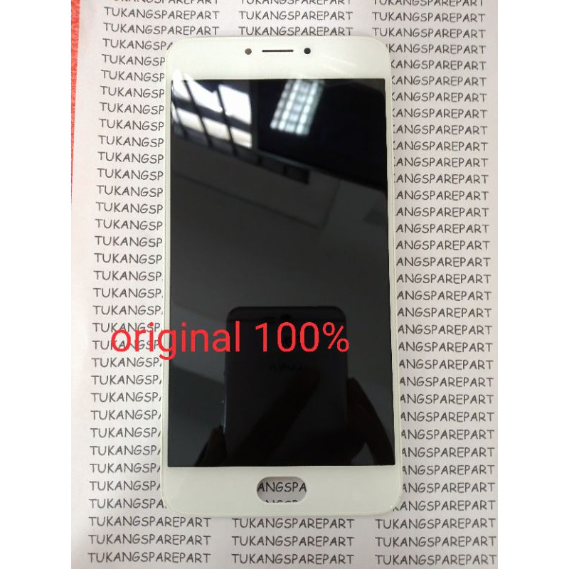 lcd touchscreen luna G55 elevate original plus front cover white