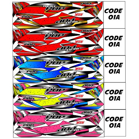 Striping Beat Pop - Stiker Beat Pop - Sticker Beat POP - Striping Beat Pop SEMI FULL - Beat Pop