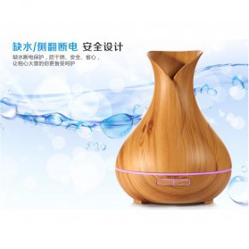 Taffware Aroma Therapy Air Humidifier Wood Flower - HUMI H217 - Brown