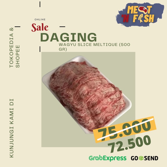 

Slice wagyu meltique 500 gram