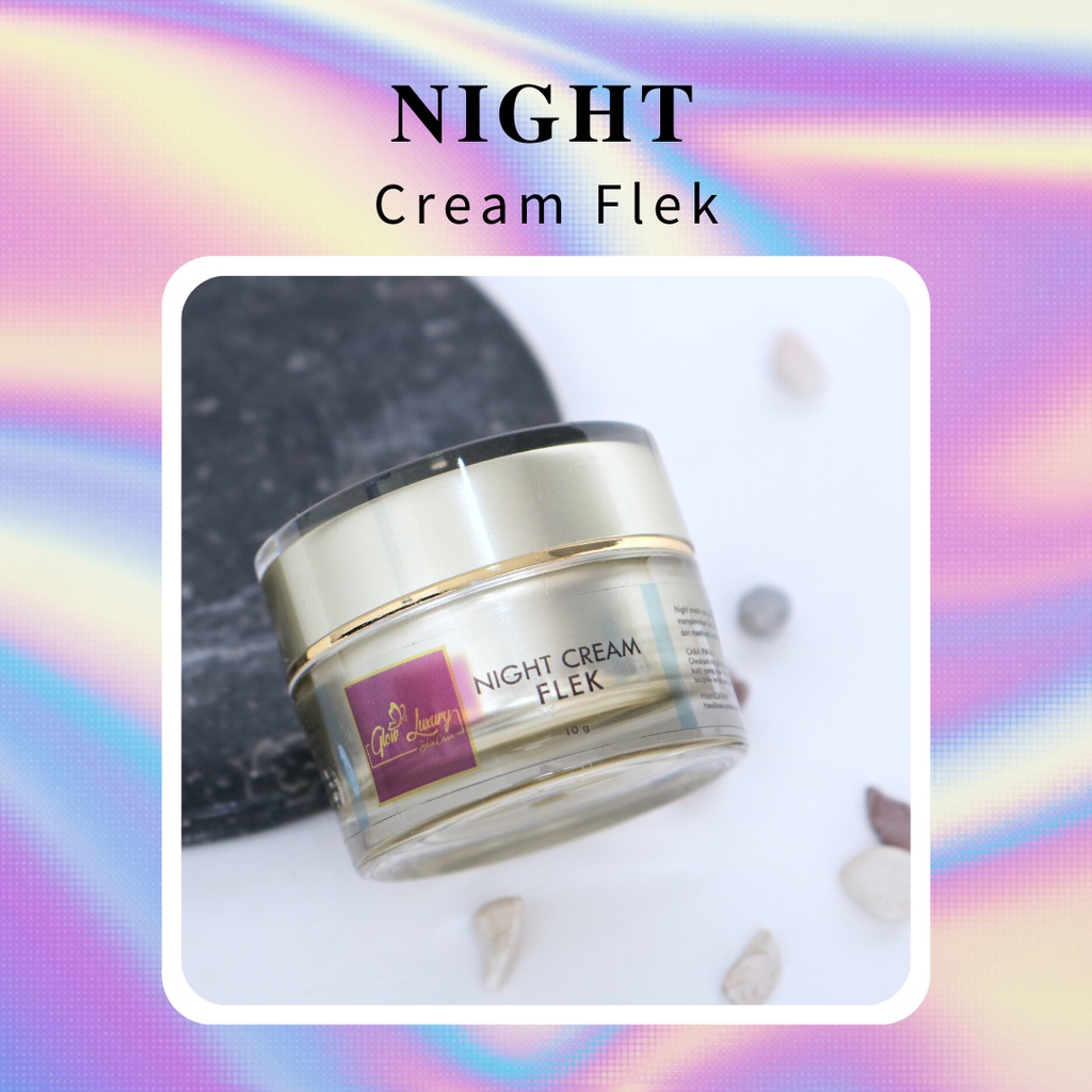 NIGHT PRM LUXURY FLEK BPOM (KUALITAS TETAP SAMA SEPERTI BIASANYA) / Cream malam/ krim wajah/pemutih wajah/Skincare /cream terlaris/glowing/