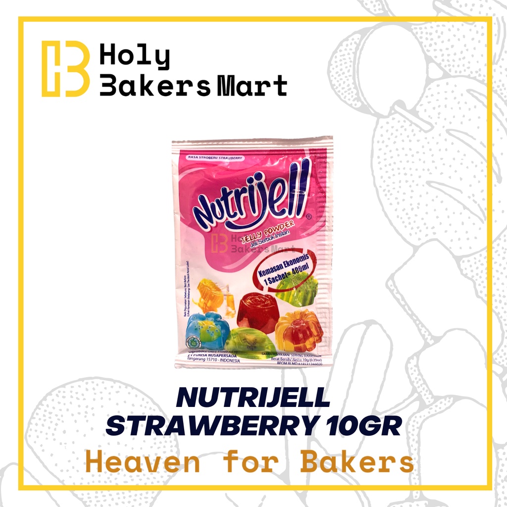 

NUTRIJELL STRAWBERRY 10GR / NUTRIJELL STROBERI 10GR