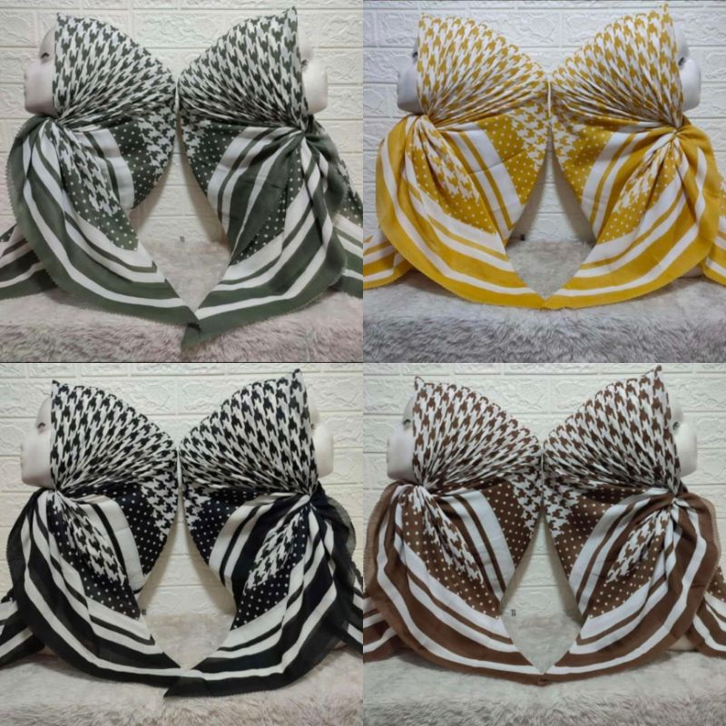 HIJAB MOTIF/MOTIF DEEKA/DEEKA MURAH/HIJAB SEGIEMPAT MURAH