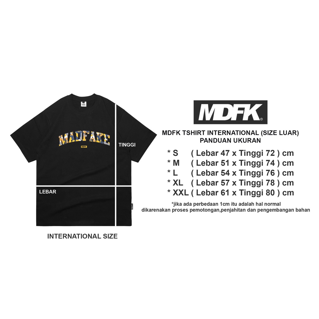 MDFK CAMO T SHIRT