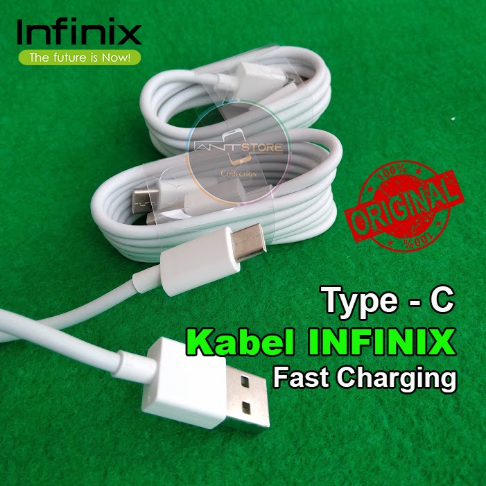 Kabel Charger Infinix Note 8 / Zero 8 Original Type C Fast Charging