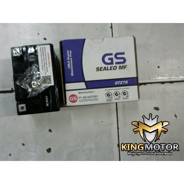 Aki Accu GTZ7S Dry Kering GS