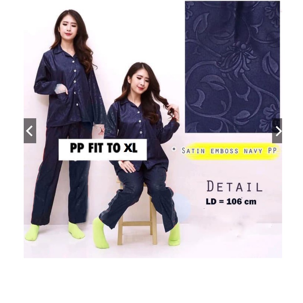 hokyfashion PIYAMA PP SATIN EMBOS FIT TO XL-3