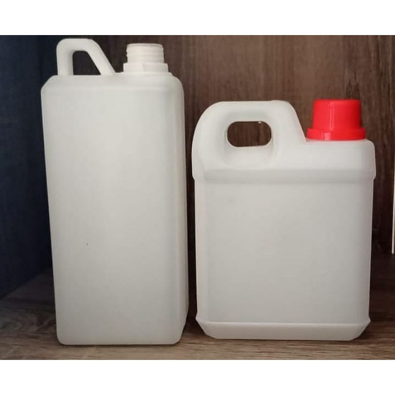 Jerigen 1 Liter  (tutup putih) - ***GOSEND / GRAB