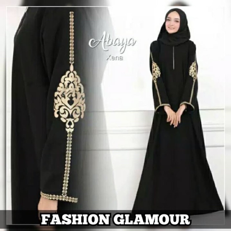 ABAYA GAMIS IMPORT WANITA DUBAI ARAB TURKEY ORIGINAL S-XL