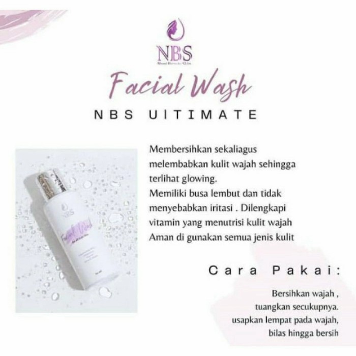 NBS SKINCARE/ facial wash nbs/ sabun nbs/ sabun cuci muka nbs/ sabun muka nbs/ eceran nbs facialwash