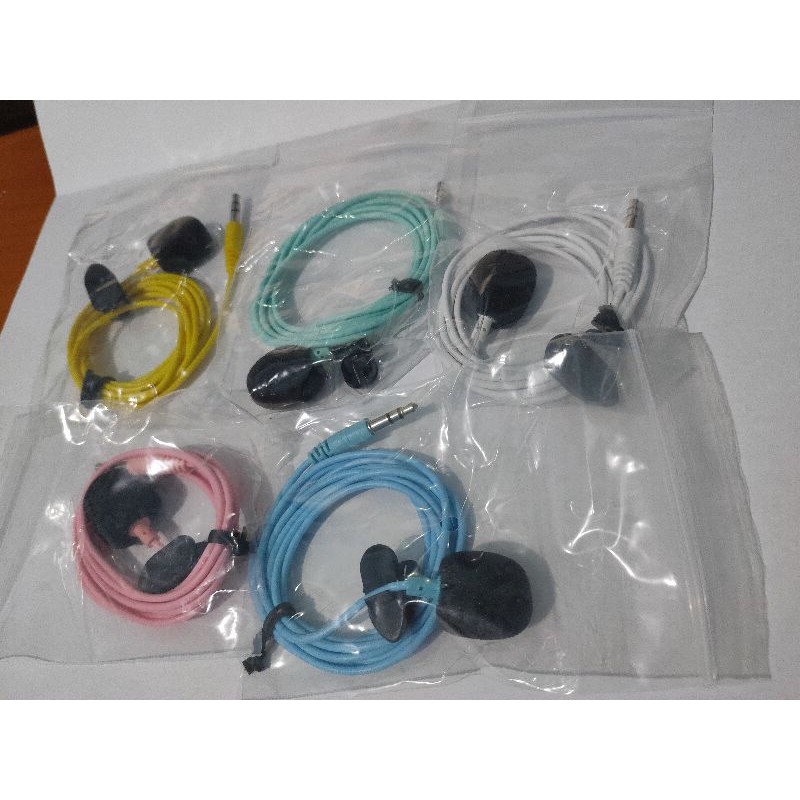 Clip On Microphone Eksternal Mic Kabel + Clip for Hp Laptop Handphone mic