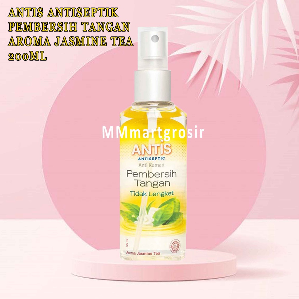 Antis / Antiseptic Anti Kuman / Pembersih Tangan / Aroma Jasmine Tea 200ml