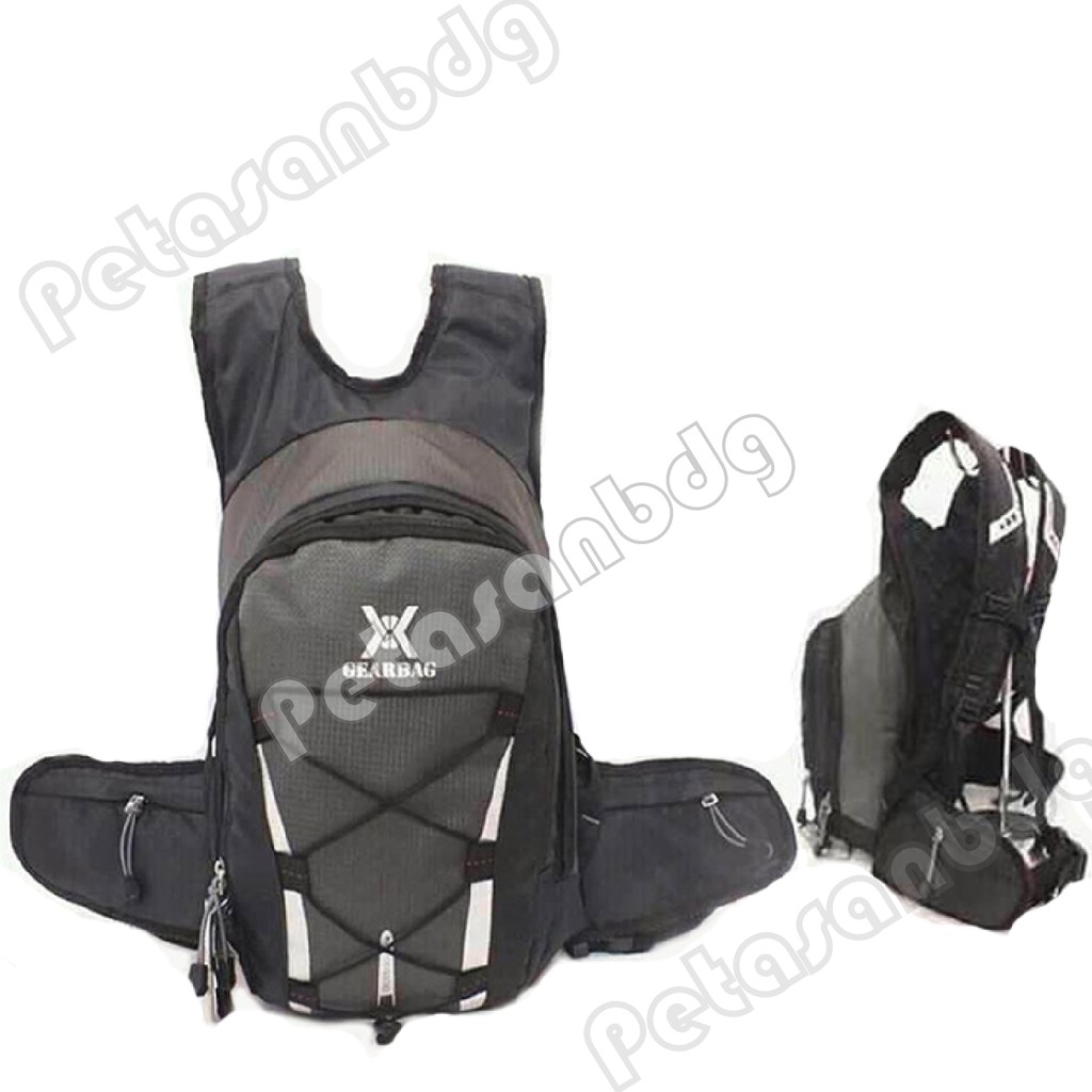 RTM - Tas Touring Motor / Sepeda Gear Bag Oscar + FREE Tactical Molle IMPORT Waist Bag