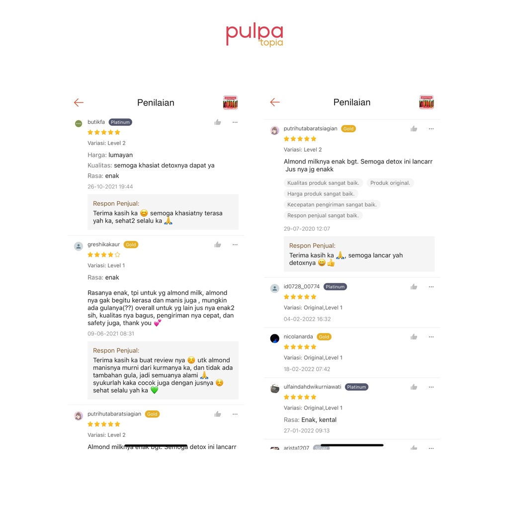 

Ay00! Paket Detox Cold Pressed Juice Full-Day Cleanse with Almond Milk - Juice Cleanse - Jus Sehat -