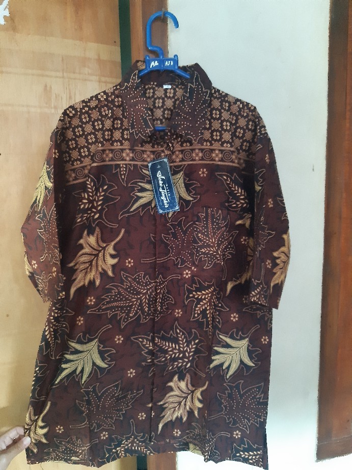 Size M L Xl Xxl Xxxl Bswart Batik Hrb026 Kenongo Hem Pendek Padi Pekalongan M L Xl Batik Pria Murah
